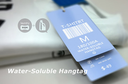 Water-Soluble Hangtag for Our Dailylife
