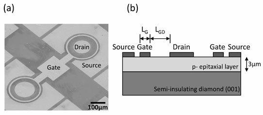 Diamond Transistor Achieves 1530V Breakdown Voltage