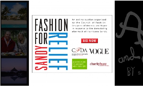 Fashion for Sandy Relief