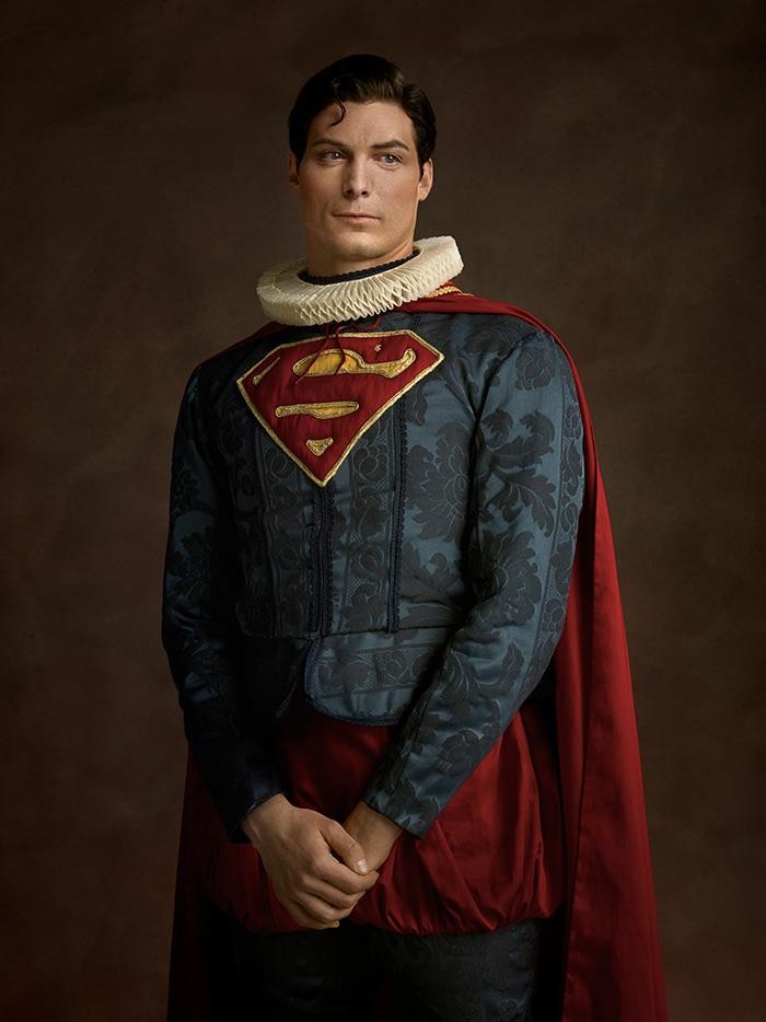 Different Cosplay: Superheroes in a Renaissance Style