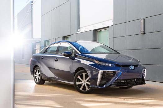 Toyota Unveils Hydrogen Powered Mirai Sedan