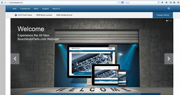 Bosch Website Redesigned for Mobile User