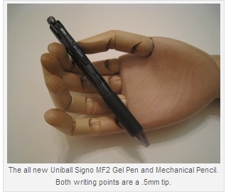 Exclusive Review: Uniball Signo Gel Pen & Mechanical Pencil in One