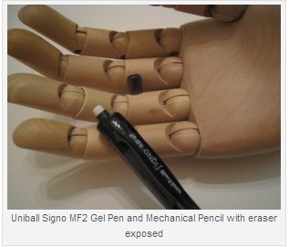 Exclusive Review: Uniball Signo Gel Pen & Mechanical Pencil in One_3