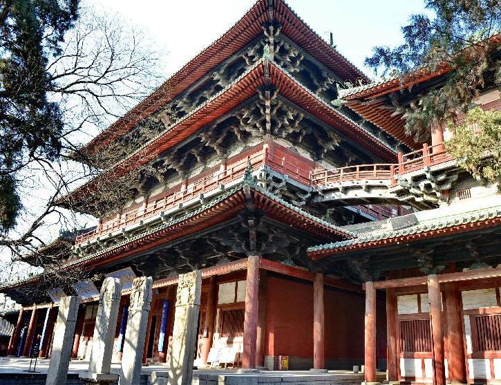 Renovation Finished on N China's Longxing Monastery