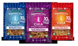 Mamma Chia Launches Chia Vitality Granola Clusters