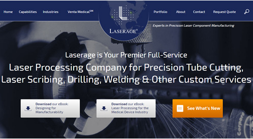 Laserage Technology Corporation Is Proud to Announce The Release of Our Newly Redesigned Website