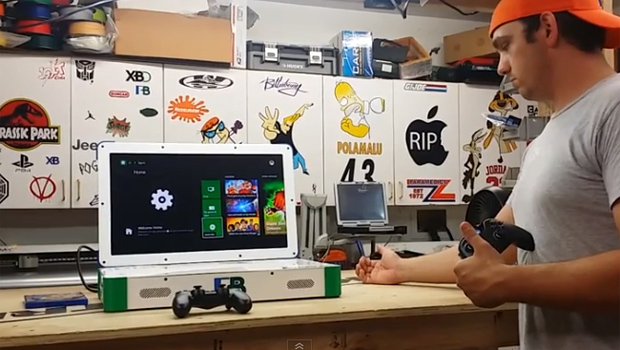 Console Modder Creates Playbox - an Xbox One and PS4 Hybrid Laptop