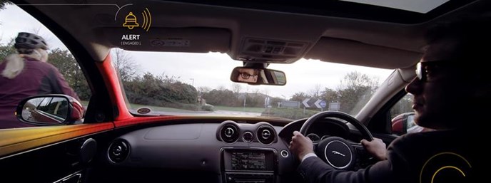 Jaguar Developing Technology to Warn Drivers About Potential Hazards Ahead