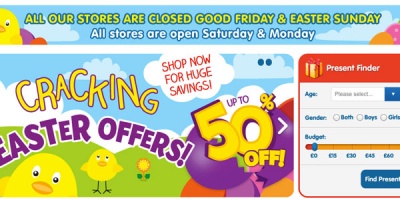 UK Toy Retailers Embrace Easter Weekend Megasales