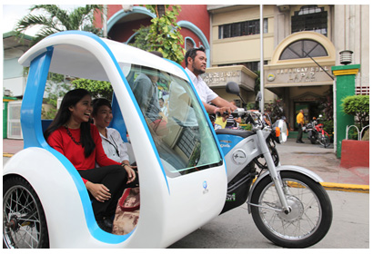 Fujitsu and Global Mobility Service to Trial Electric Tricycles in Philippines
