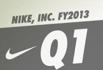 Nike Posts Strong Sales Growth in Q1 FY’13