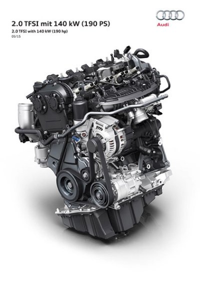 Audi Launches 2.0 TFSI Four-Cylinder Engine