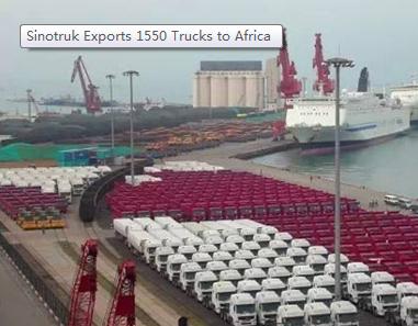 Sinotruk Exports 1550 Trucks to Africa