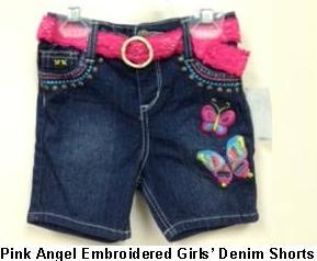 United States of America: Buy Buy Baby Recalls Embroidered Girls' Denim Shorts