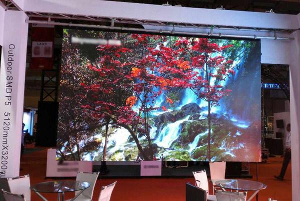 Chipshow's Two Types of LED Displays Appearance in India Exhibition_1