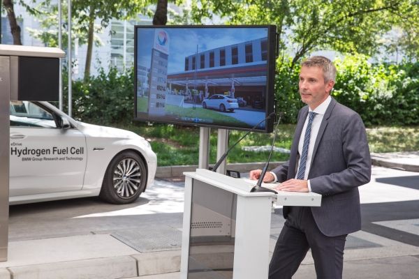 BMW Group and Total Open Hydrogen Station with Twin Refueling System