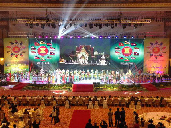 Chipshow P6 Full Color Indoor LED Display Screen in Brunei Asean Summit_2
