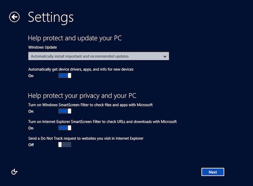 Windows 8 Setup Shows 'Do Not Track' Options_1
