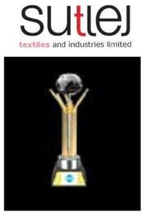 Sutlej Textiles Bags 'Niryat Shree' Trophy for Exports