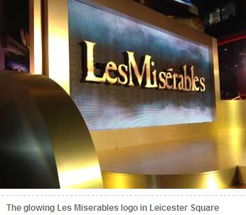 XL LED for Les Miserables Premiere