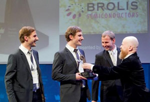 Brolis Semiconductors win Swedish business Awards Young Entrepreneur of the Year category