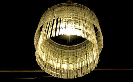 Assemblage Lighting ; Using Common Recyclables for Uncommon Beauty_2