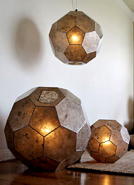 Earthy Lamps with a Disco Vibe