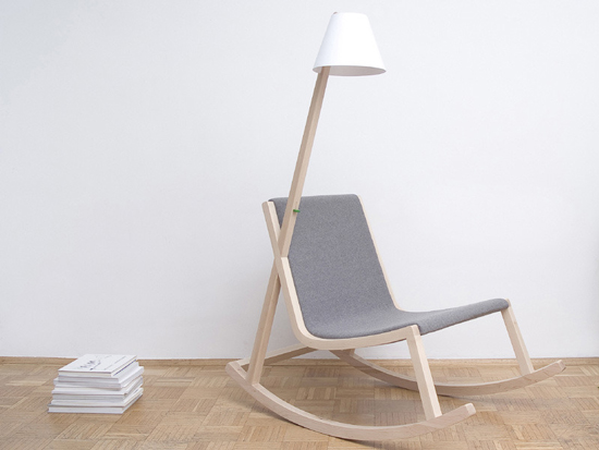 The Murakami Rocking Chair - Generate Electricity While You Rock!