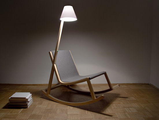The Murakami Rocking Chair - Generate Electricity While You Rock!_1