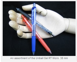 Uniball Gel Rt Micro. 38mm Pen Review