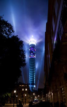 Martin Service Keeps BT Tower Shining