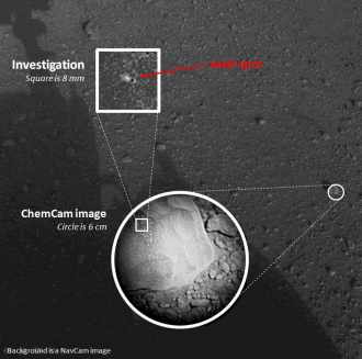 Chemcam Takes Aim, Fires