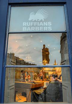 Ruffians: New Barber Shop in Edinburgh Designed by Graven Images