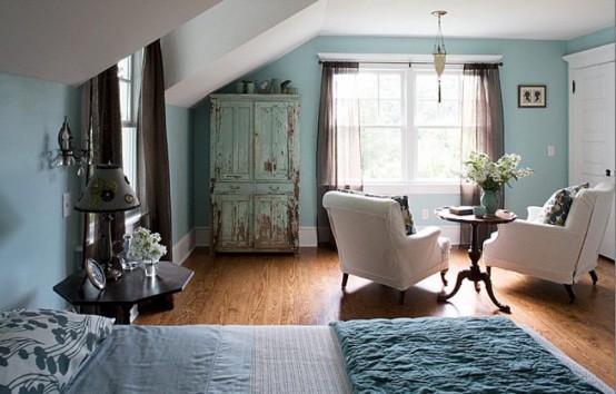 20 Beautiful Blue and Gray Bedrooms