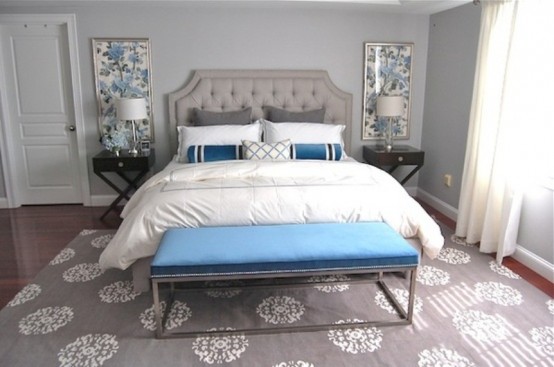 20 Beautiful Blue and Gray Bedrooms_7