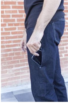 Denim Jeans Line with Dedicated Smartphone Pocket