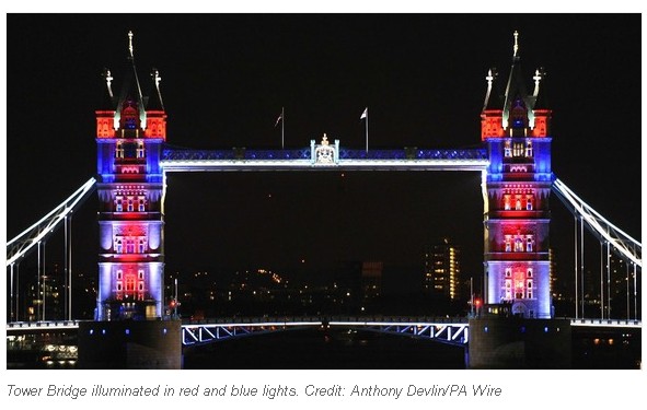 Tower Bridge Gets LED Makeover for London 2012 Olympic Games