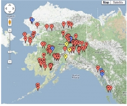 Alaska Mines and Mineral Prospects Mapped