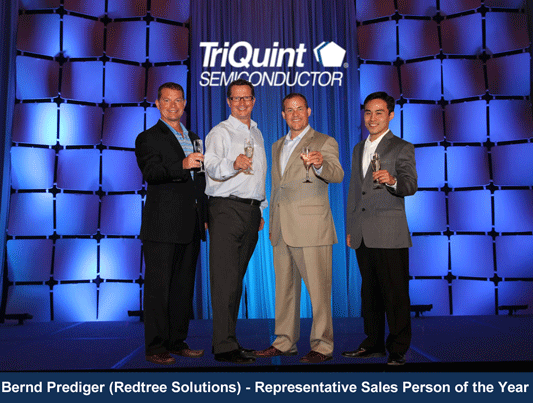 TriQuint Recognizes Top Sales Representatives and Distributors for 2011