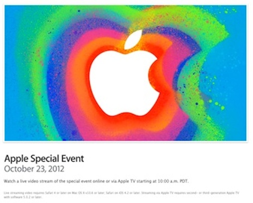 Apple to Webcast 'iPad Mini' Event Today