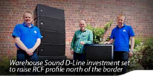 Warehouse Sound Adds RCF D-Line series