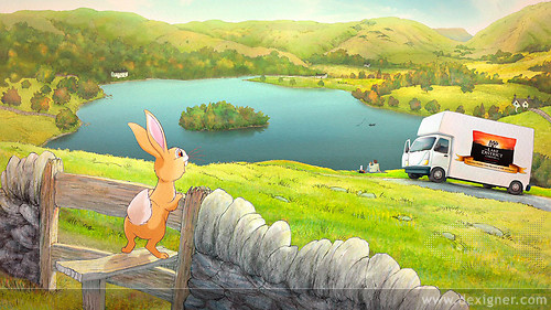 Sylvain Chomet Creates an Animated Cartoon Advert for Lake District Cheddar