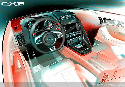 Jaguar C-X16 Concept: a Sustainable Sports Car of The Future_25