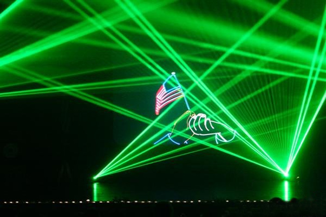 Lightwave International’s Epic Christmas Laser Show