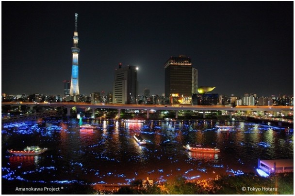 Panasonic 1, 000 LED Lights Brightens Tokyo's Sumida River_1
