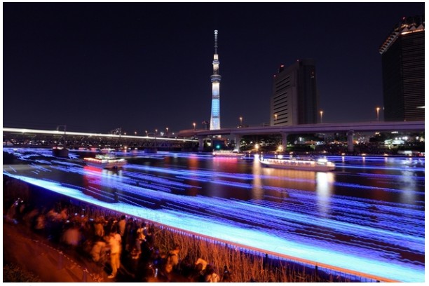 Panasonic 1, 000 LED Lights Brightens Tokyo's Sumida River_2