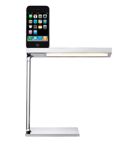 Leds + Charging Dock + Philippe Starck = The D'E-Light Task Lamp