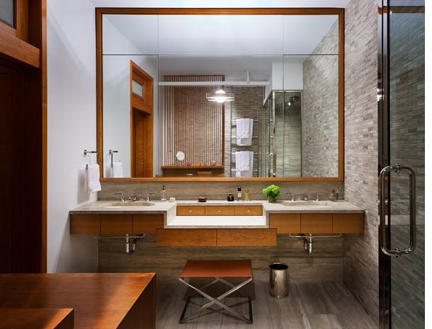 Small Bathroom Design Ideas by Integrating Lighting, Mirrors and Vanities on Interior Design News_1