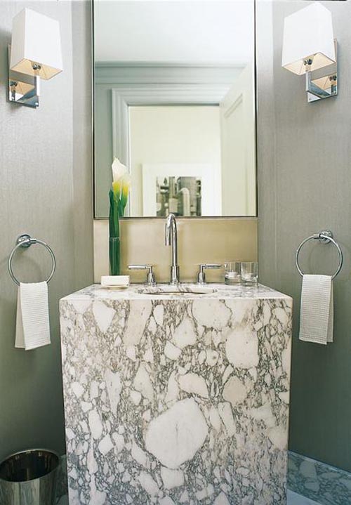 Small Bathroom Design Ideas by Integrating Lighting, Mirrors and Vanities on Interior Design News_2